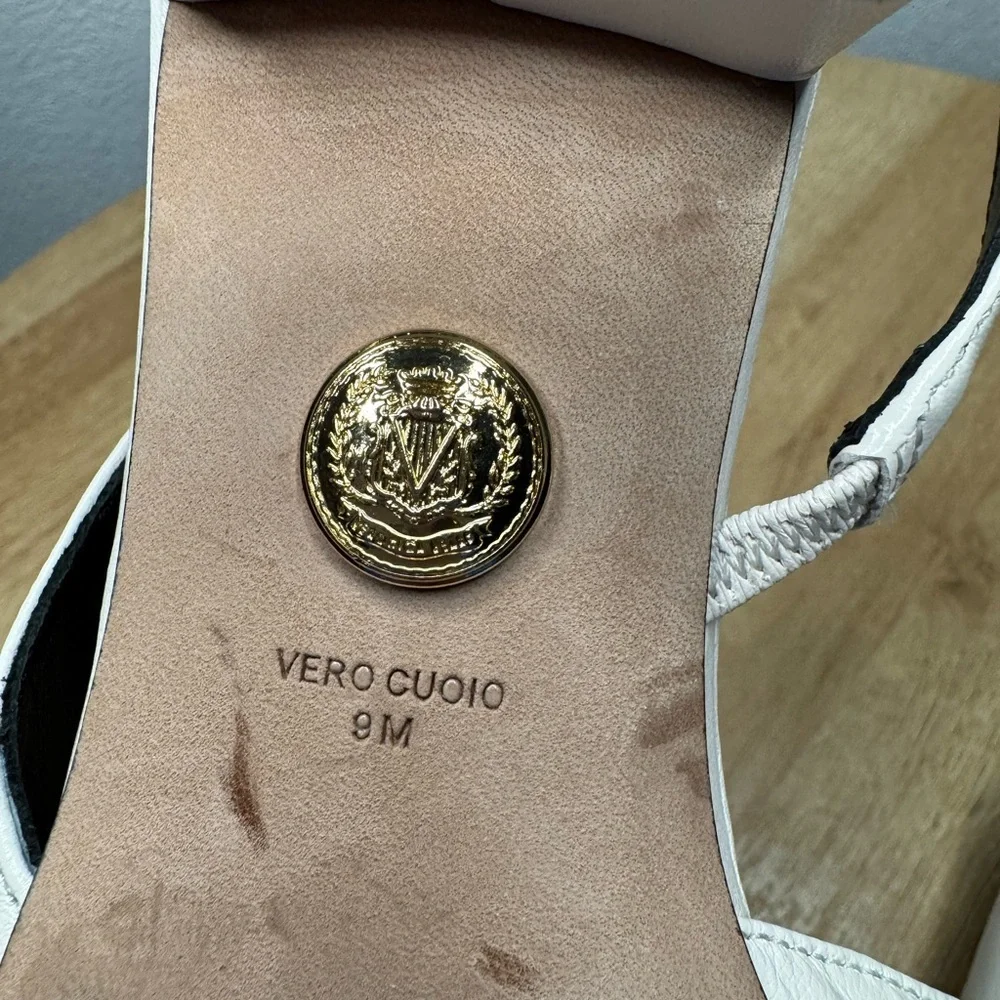 Veronica Beard Cecile Leather Cap-toe Slingback - Picture 11 of 11